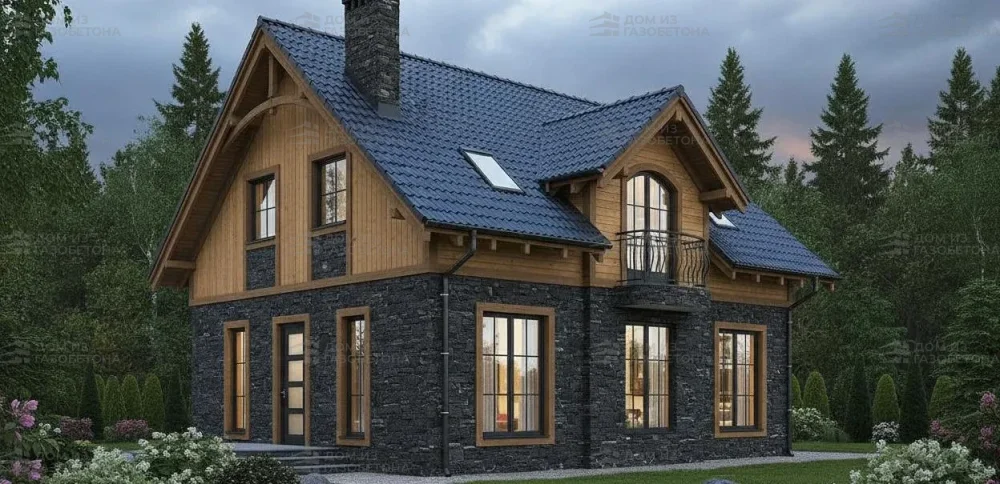 Проект Двухэтажный дом 17 на 9, 195 м2