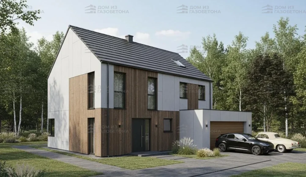 Проект Одноэтажный дом 13 на 11, 114 м2