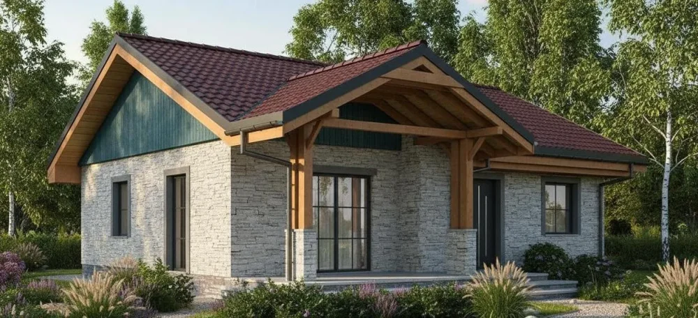 Проект Одноэтажный дом 12 на 19, 118 м2