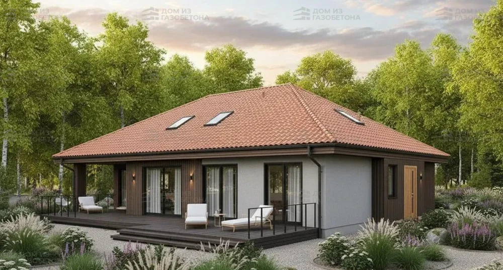 Проект Двухэтажный дом 18 на 11, 195 м2