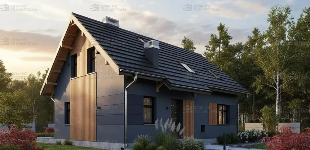 Проект Двухэтажный дом 11 на 10, 120 м2