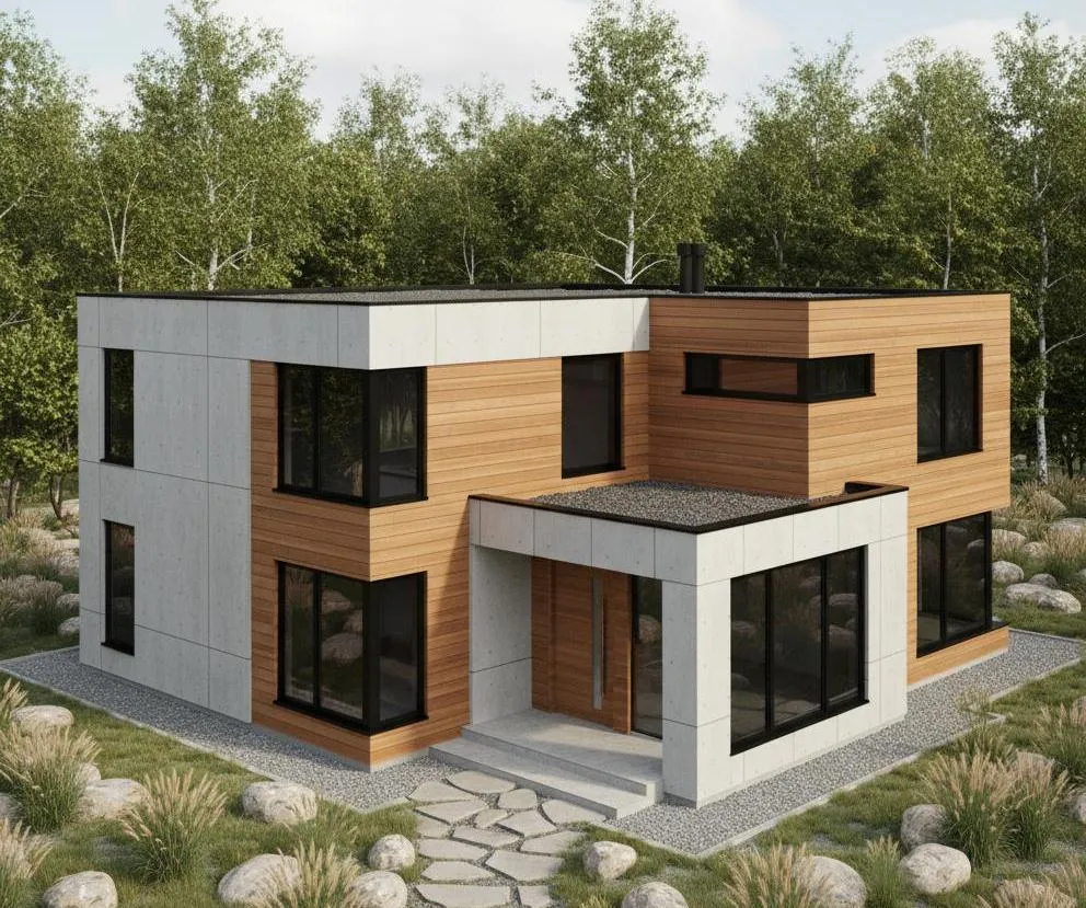 Проект Одноэтажный дом 14 на 11, 113 м2