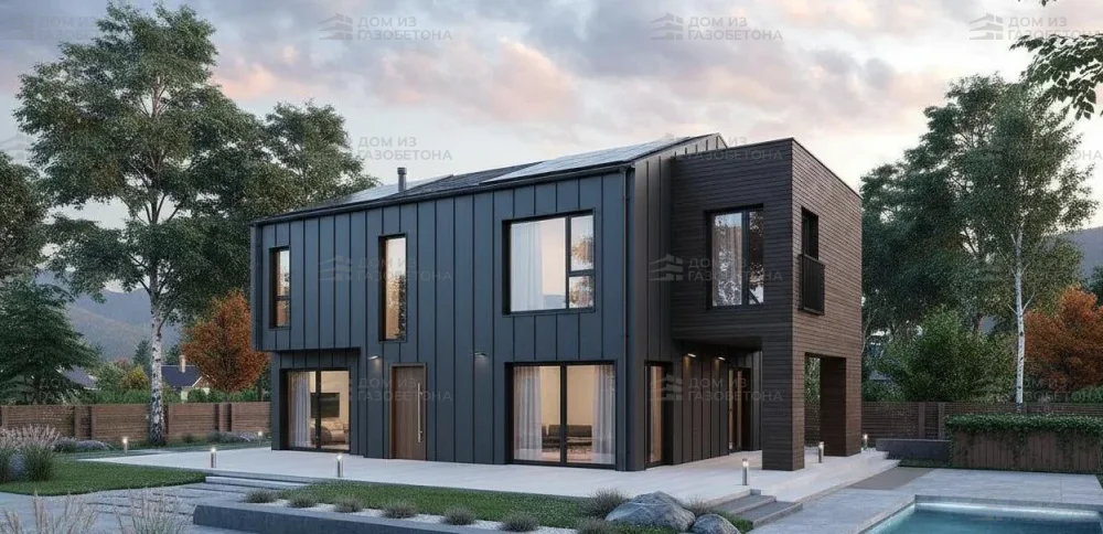 Проект Двухэтажный дом 7 на 14, 131 м2