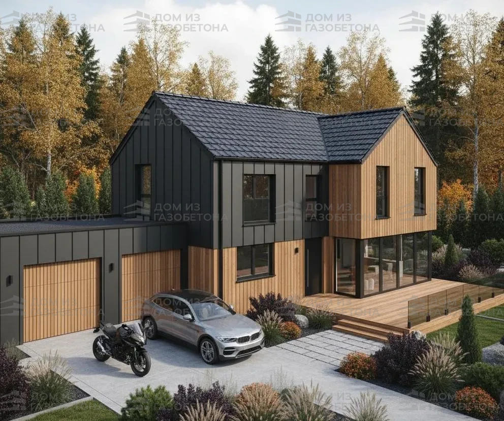 Проект Трёхэтажный дом 16 на 16, 167 м2