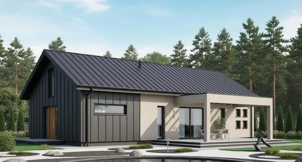 Проект Одноэтажный дом 11 на 16, 130 м2